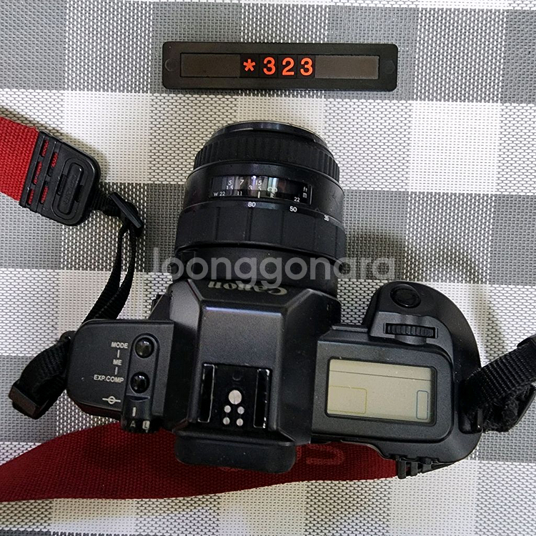 캐논 EOS 630 필름카메라 35~80mm 렌즈 장착--2