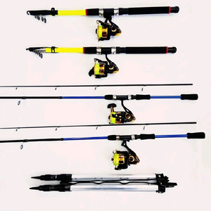 원투낚시대3m 2대+루어대1.8m 2대+릴4대+받침대