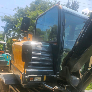 현대 HW65 23년식 집게 더블 타이어 굴삭기