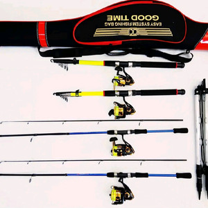 원투낚시대3m2대+루어대1.8m2대+릴4대+받침대+가방