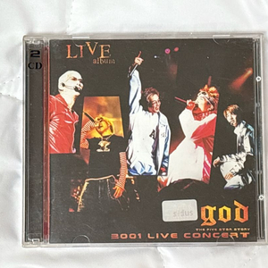 지오디(god) 2001 라이브 콘서트 cd 씨디