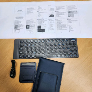 아이노트 XK802B 블루투스 접이식 키보드