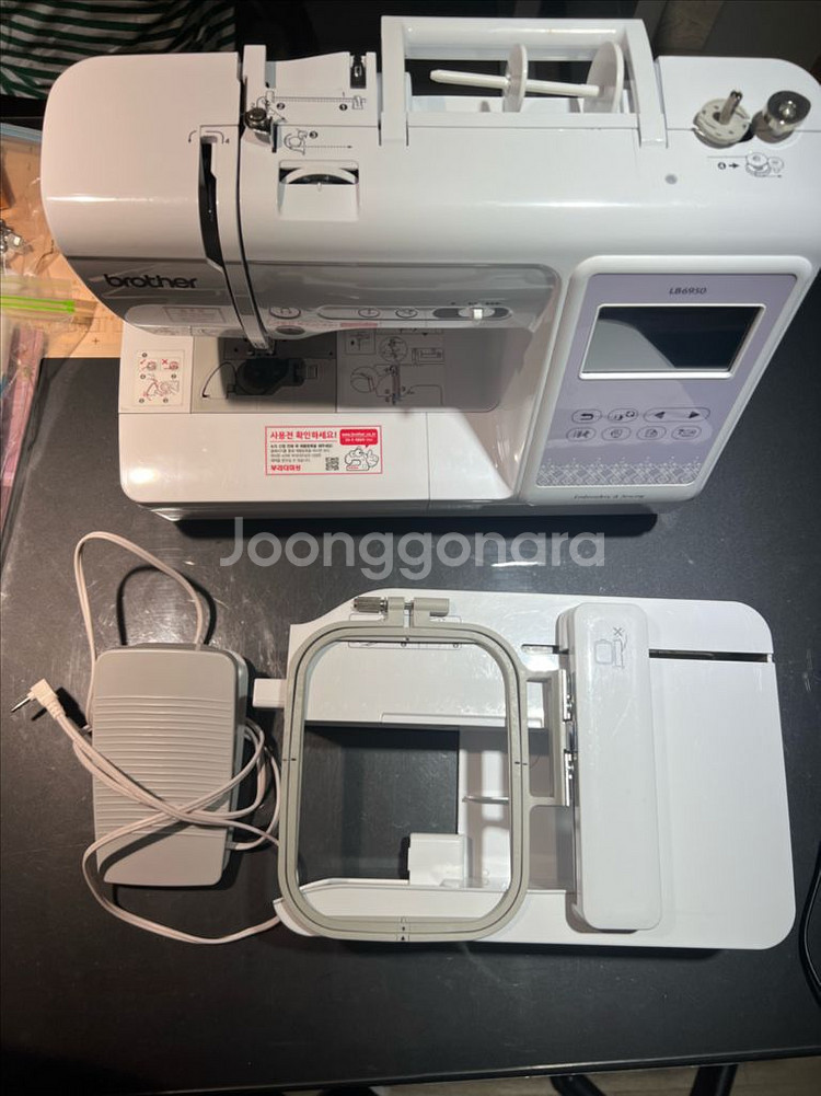브라더 LB6950 자수미싱 재봉틀(노루발, 자수용품)--1