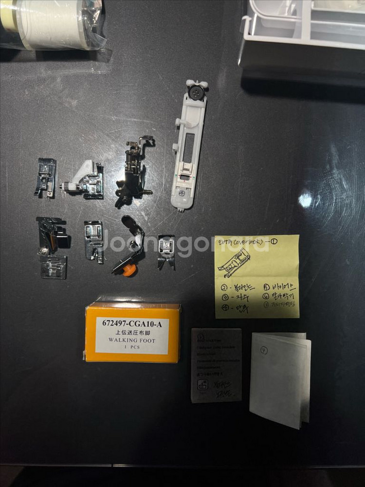 브라더 LB6950 자수미싱 재봉틀(노루발, 자수용품)--2