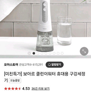 보아르 클린이워터 구강 세정기