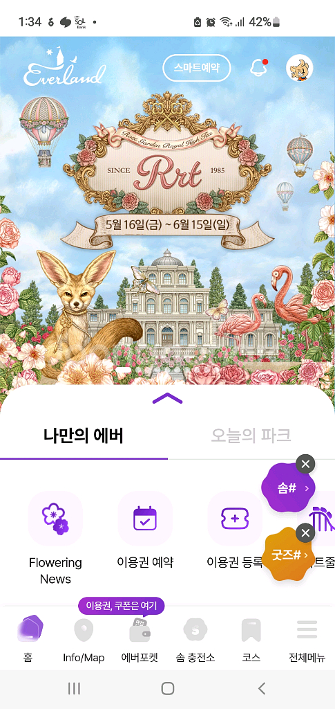 에버랜드 오늘 5월31일 당일자유이용권--0