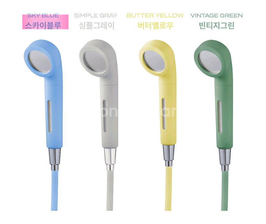 퓨어썸 샤워기커버(핑크,라일락)--1