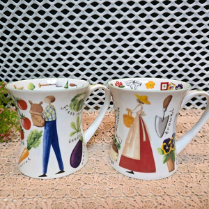 영국 머그 허드슨앤미들튼 본차이나.미사용