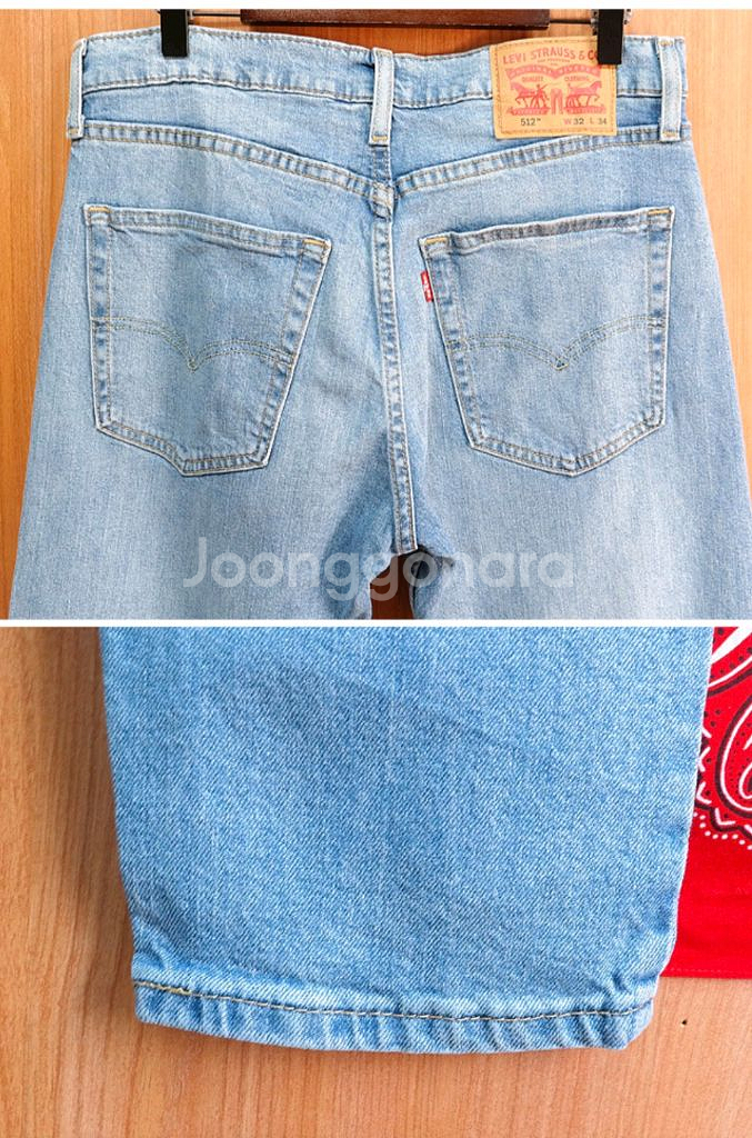 levis 리바이스 512 슬림 테이퍼드 핏 데님팬츠--4