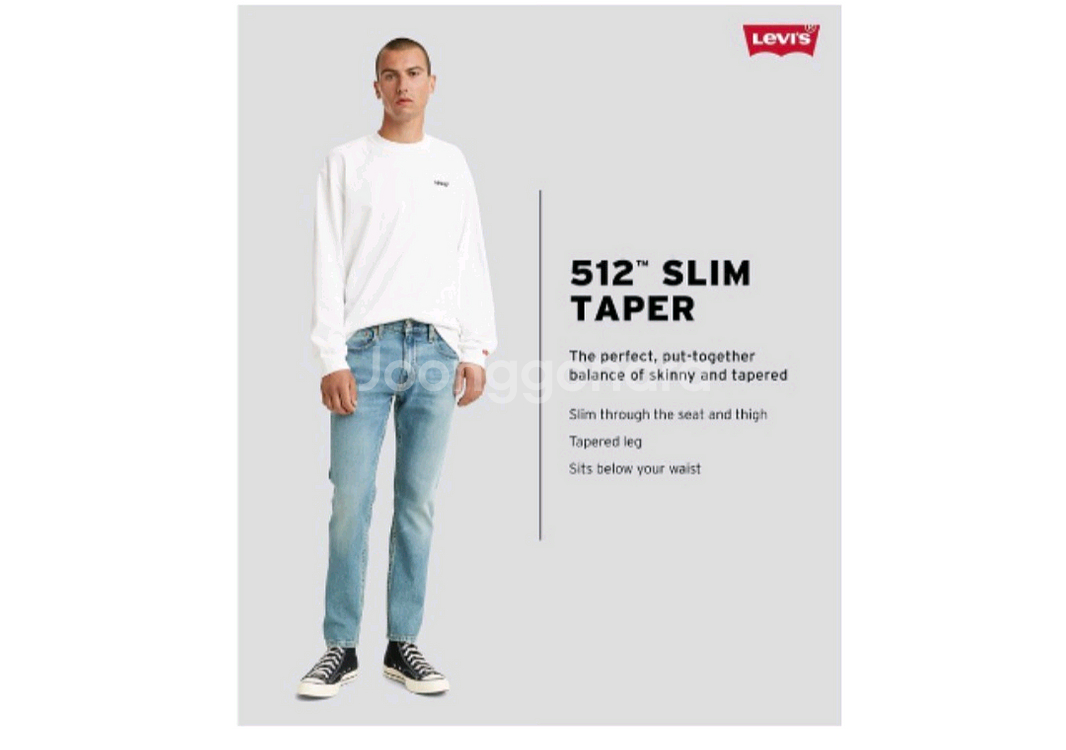 levis 리바이스 512 슬림 테이퍼드 핏 데님팬츠--9
