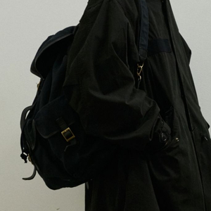 [OS] 25SS 퍼렌 빈티지 코튼 럭색 블랙