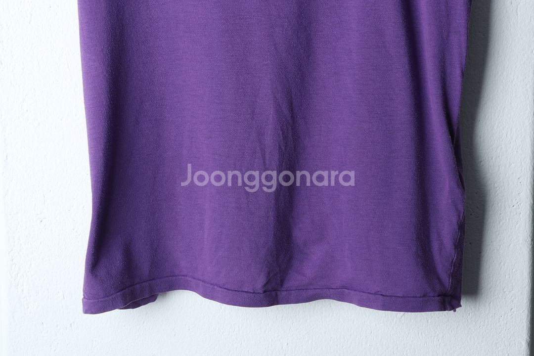 W(S) 폴로 랄프로렌 반팔 티셔츠 브이넥 퍼플 포니--4