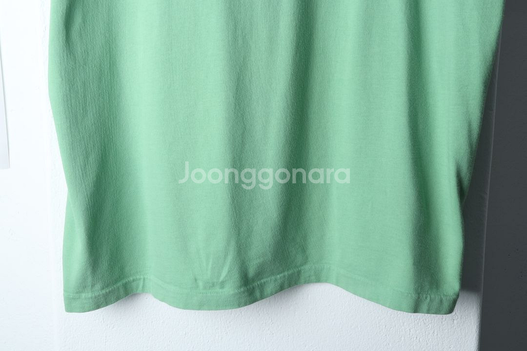 (M-L) 폴로 랄프로렌 반팔 티셔츠 작은오염 그린--6
