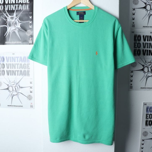 (L-XL) 폴로 랄프로렌 반팔 티셔츠 그린 포니