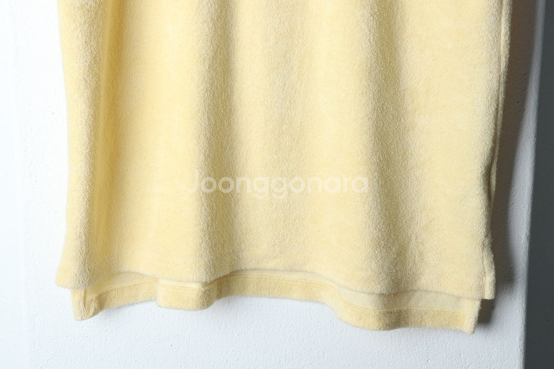 (L) 폴로 랄프로렌 반팔 카라 티셔츠 노랑 포니--4