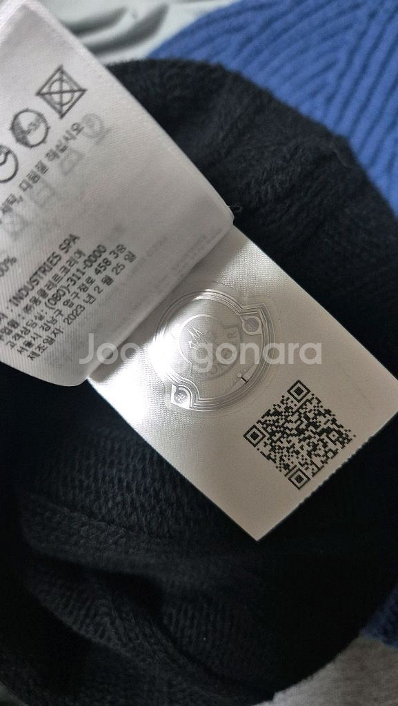 몽클레르 블랙 울 비니--3