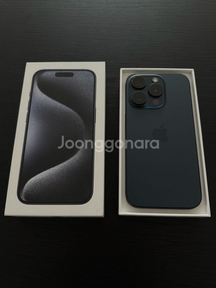 아이폰 15 PRO 128 블루티타늄 판매--2