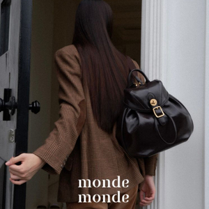 새상품)몽드몽드 마롱 백팩Black