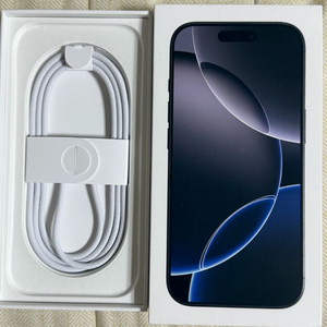 아이폰 16 pro 128기가 블랙티타늄 무음(미국판)