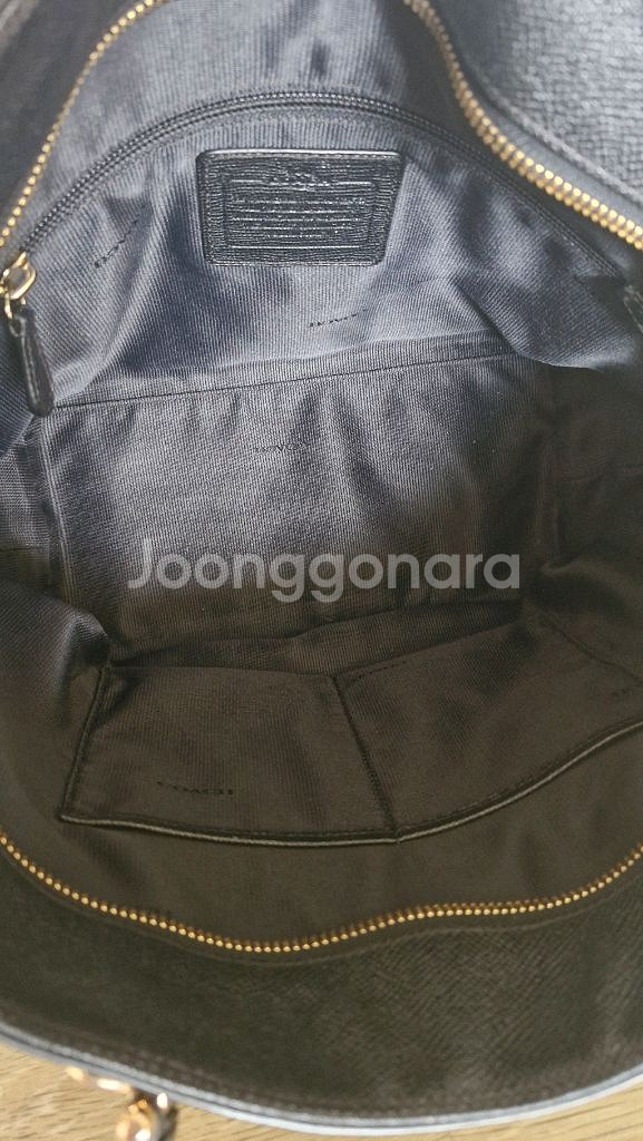 코치 레오파드 토트 숄더백--7