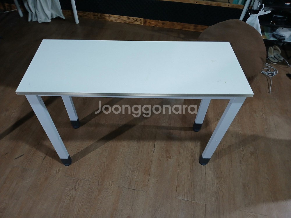 2100*800 화이트 컴퓨터 책상 판매--1