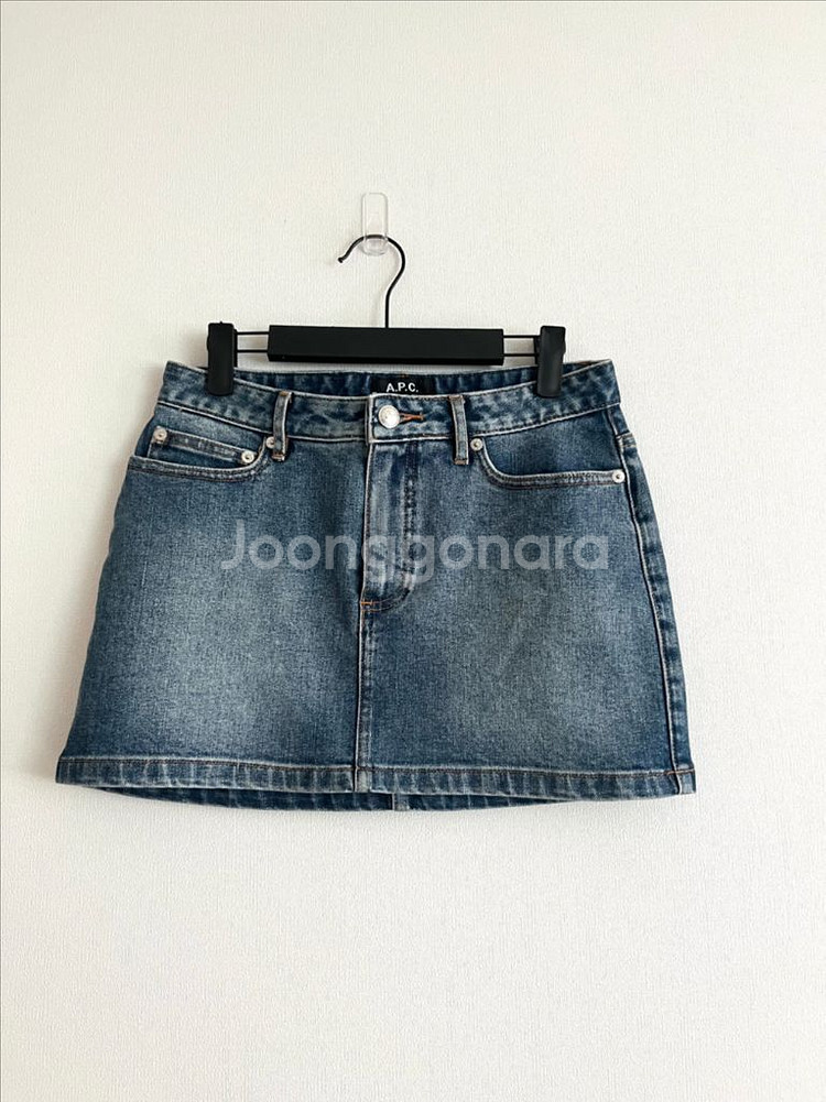 A.P.C. 미니 데님 스커트 36 새상품--0