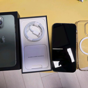 아이폰 13프로 256gb 그린, 박스풀구성