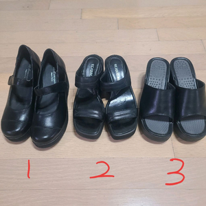키높이 블랙 구두슬리퍼 245~250