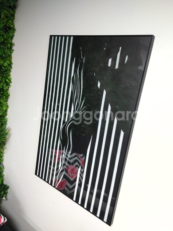샤넬 풍 실루엣 그림액자 인테리어액자 대형 그림 액자팜--2