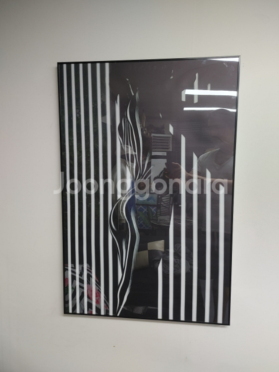 샤넬 풍 실루엣 그림액자 인테리어액자 대형 그림 액자팜--6