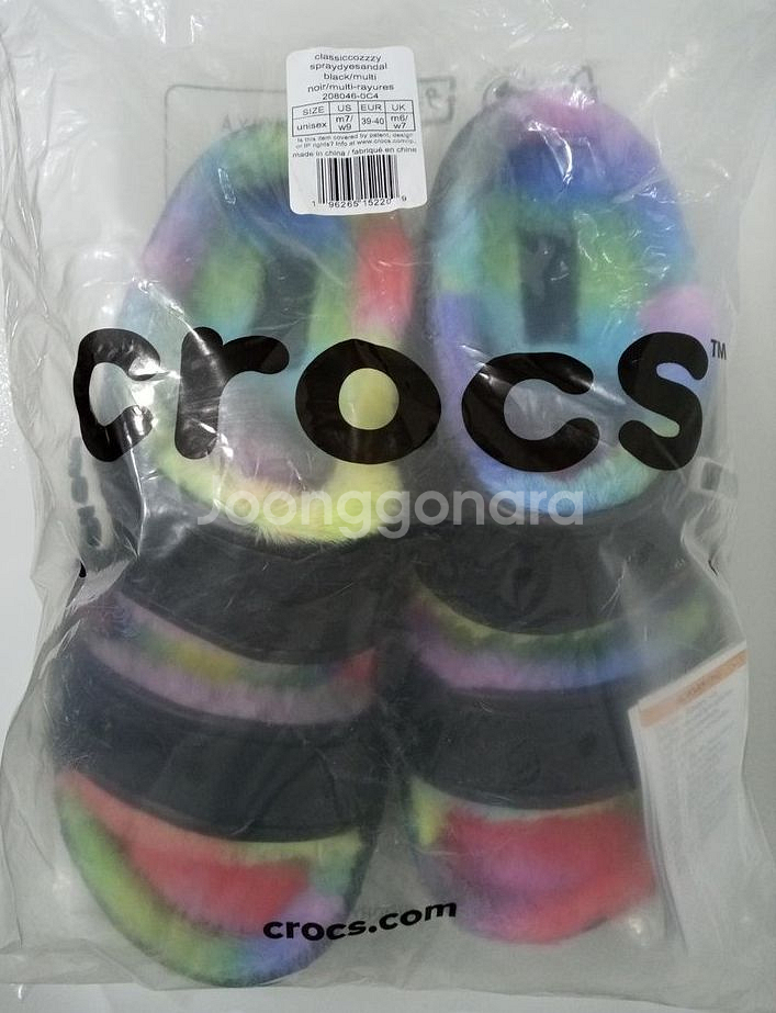 크록스 클래식 코지 샌들 260--5