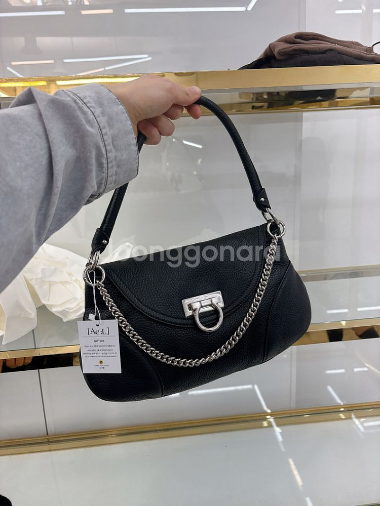 빈티지명품 페레가모 간치니 은장 숄더백가방(상태최상급)--0