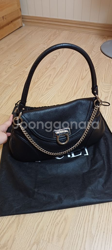 빈티지명품 페레가모 간치니 은장 숄더백가방(상태최상급)--5