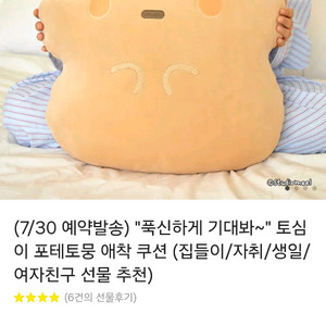 포테토뭉 바디필로우 쿠션 (토심이 굿즈) 삽니다