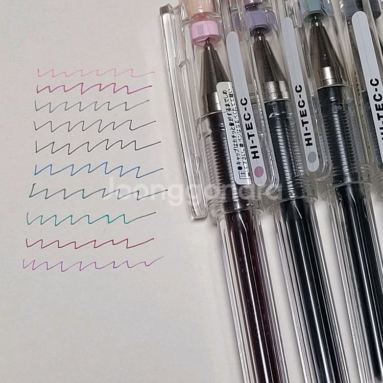 (일괄)하이테크 단종펜 10개 야와라기 코스메틱--3