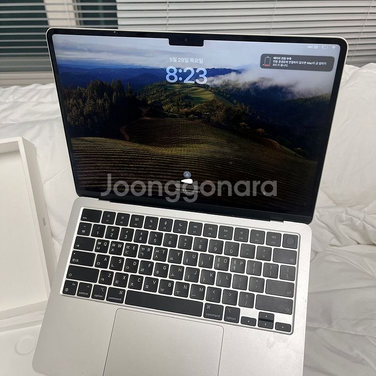 맥북 에어 m3 13 실버 (8gb/256gb)--0