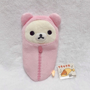 코리락쿠마 침낭 필통 파우치 인형 키링