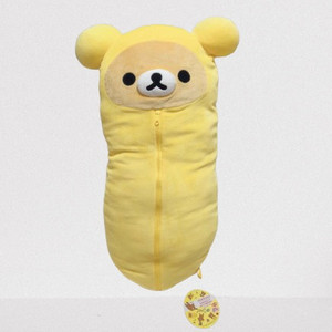 리락쿠마 침낭 인형 바디필로우 63cm
