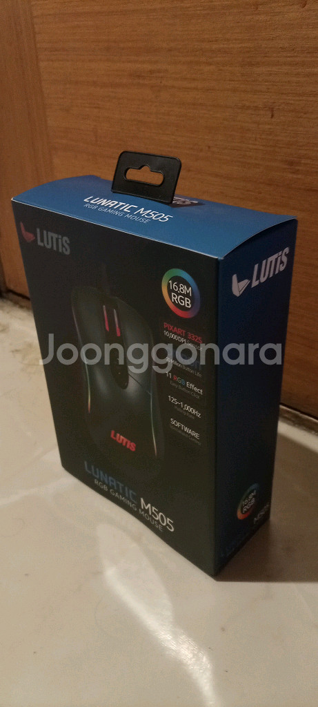새상품) 루티스 Lunatic M505 RGB 마우스--1