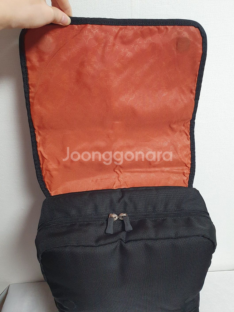무료배송 캉골 백팩 커버 노트북백팩 블랙 앤 오렌지--3
