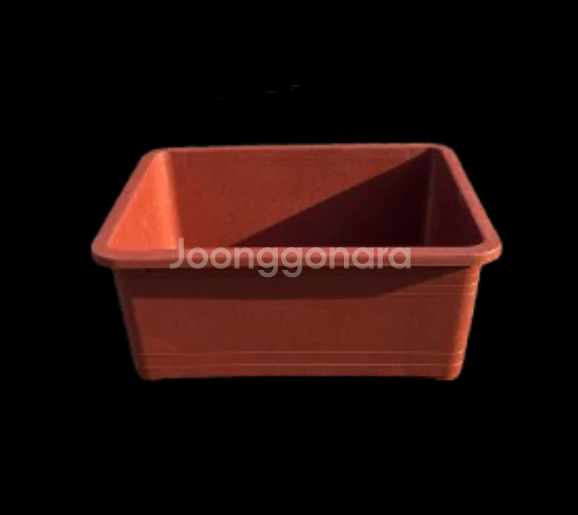 직사각 고무 다라, 화분, 고양이 배변판, 고무통--0