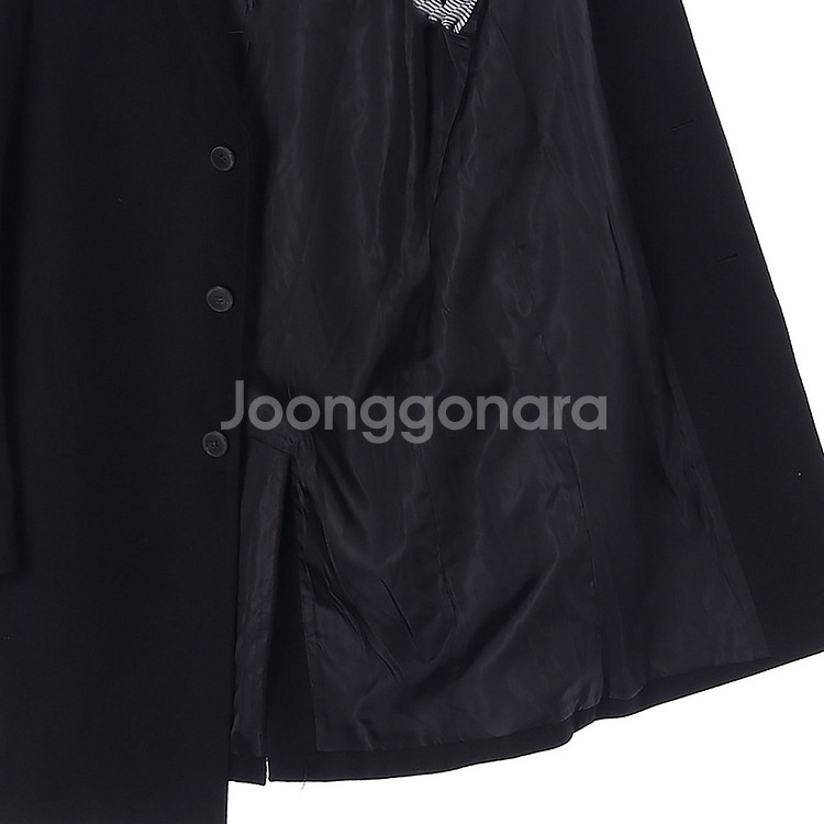 [L]안토니모라토 블랙 울 정장 싱글브레스티드코트--4