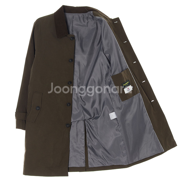(정품)[M]바버 코듀로이 카라 왁스 코팅 발마칸재킷--4