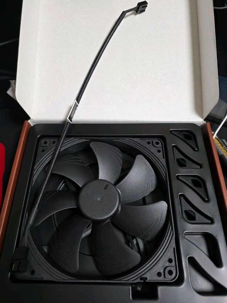 녹투아 블랙 120mm 3개, 140mm 1개 일괄--3