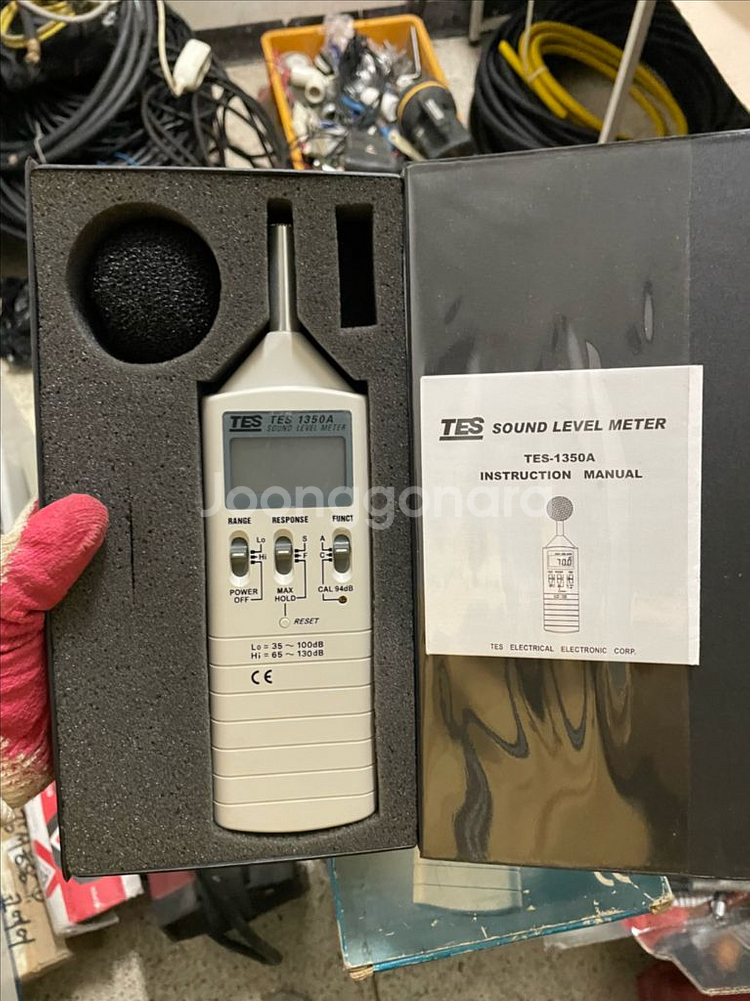 TES-1350A 소음측정기--0
