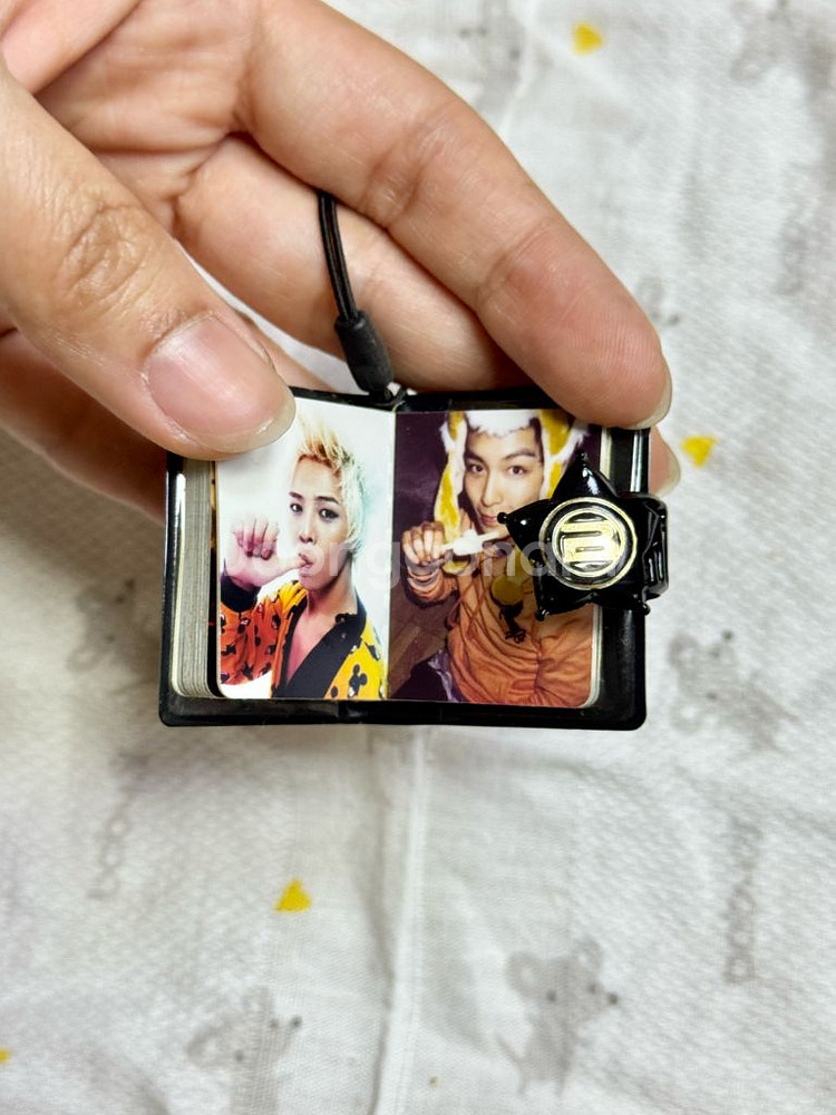 (레어) 빅뱅 미니 포토북 키링 / GD 싸인버전--3