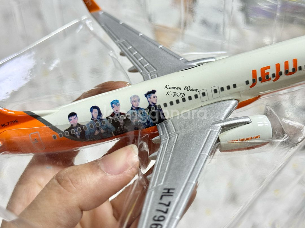 (초초레어) 빅뱅 X 제주공항 비행기 모형--2