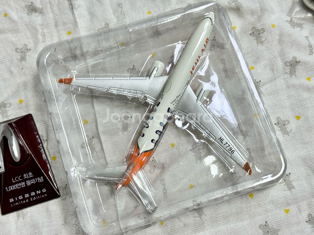 (초초레어) 빅뱅 X 제주공항 비행기 모형--4