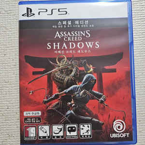 PS5 어쌔신크리드 섀도우스 팝니다(코드포함)