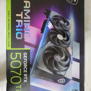 MSI RTX 5070 Ti 게이밍 트리오 OC 새상품